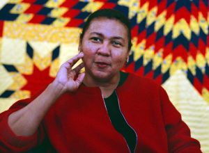 01/20/99 Black feminist Bell Hooks during interview for her new book. Said the feminist writer who a