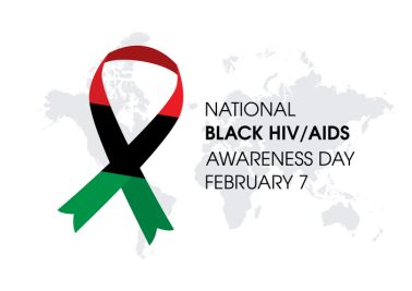 National Black HIV AIDS Awareness Day vector