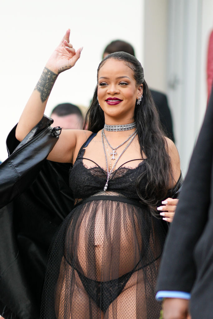 Rihanna maternity: Day Two - Paris Fashion Week - Womenswear F/W 2022-2023