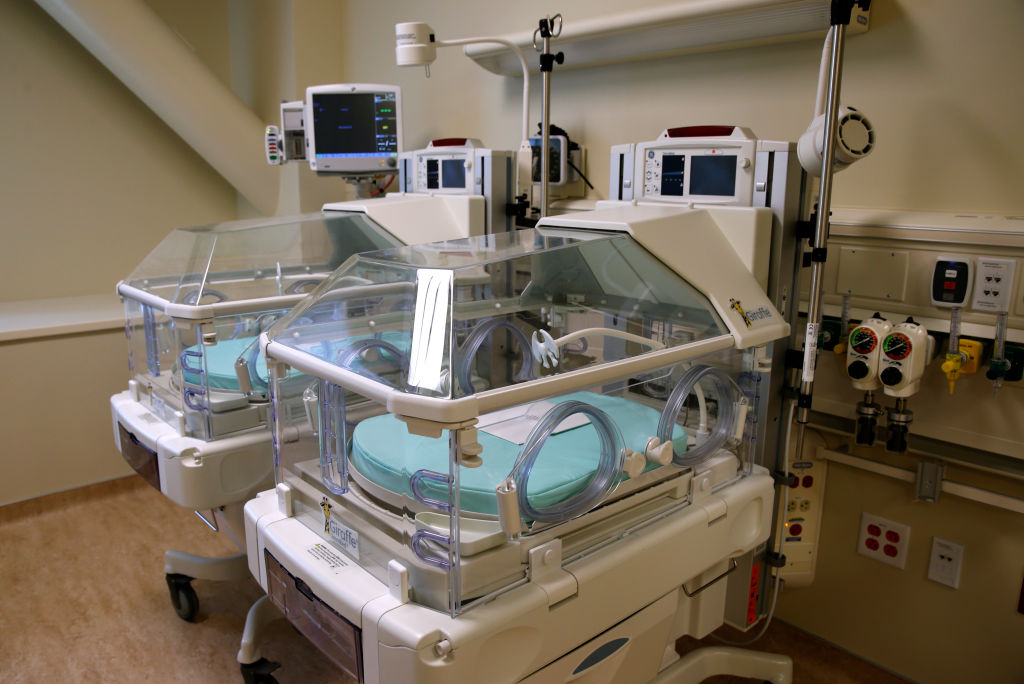 Tiny beds in the neonatal ICU ward are in place inside the new Acute Care Tower at Highland Hospital in Oakland, Calif. on Friday, Jan. 29, 2016