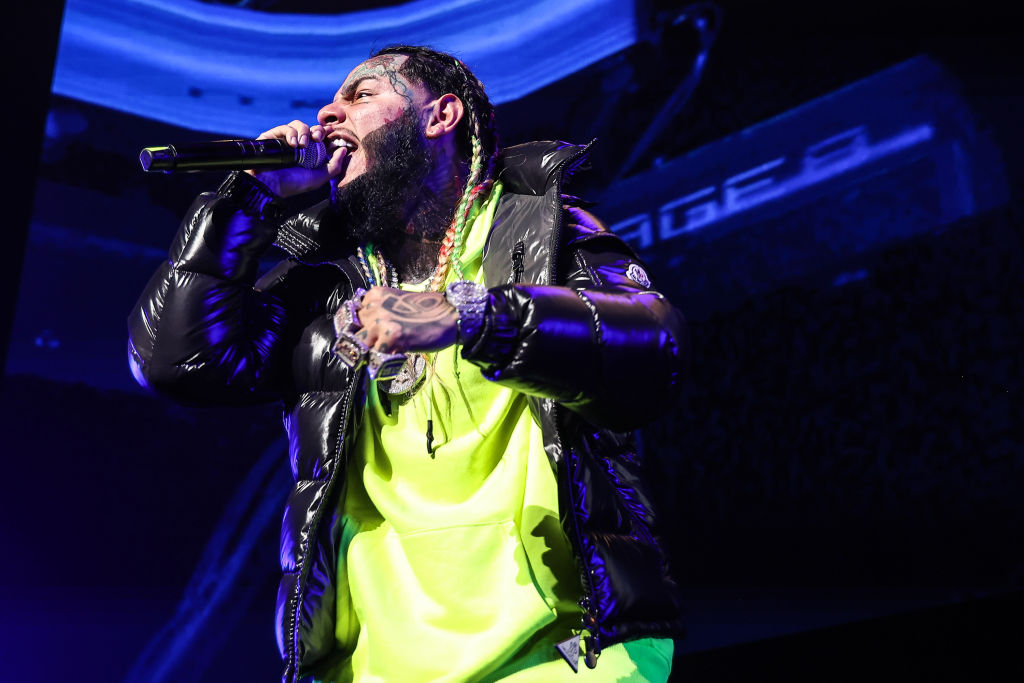 Tekashi 6ix9ine at the MiamiBash 2021