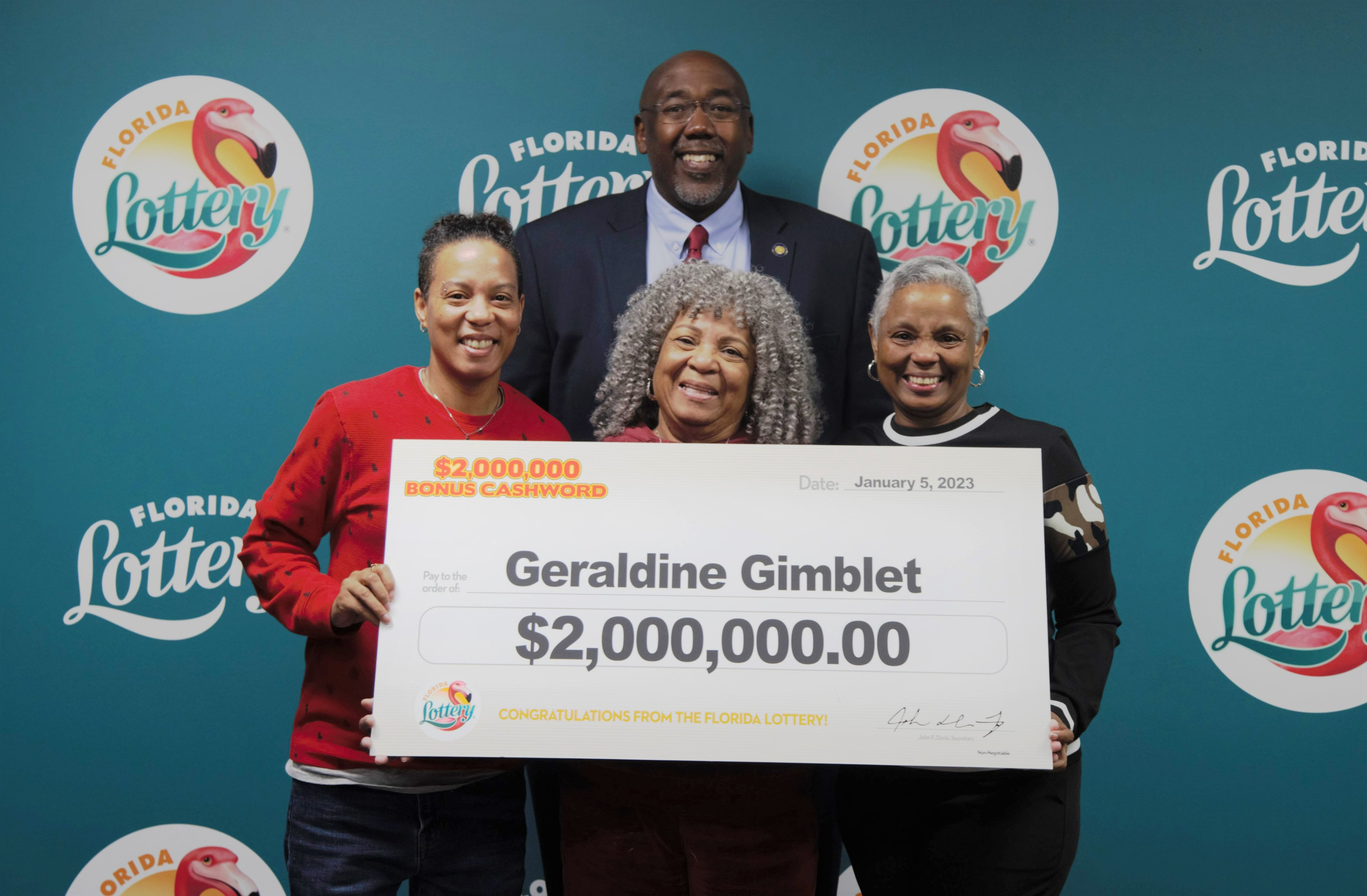 Geraldine Gimblet Florida Lottery daughter cancer life savings