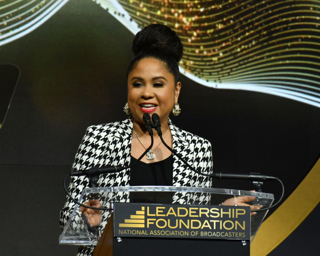 NAB Leadership Foundation's Celebration Of Service To America Awards Angela Yee speaks