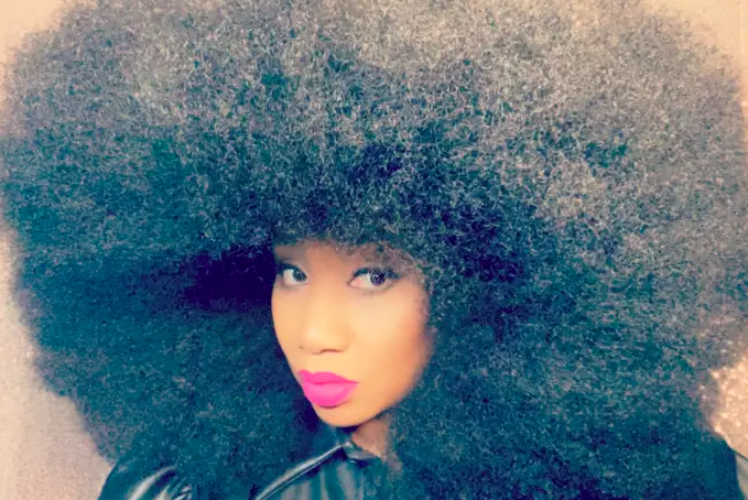 Aevin Dugas Guinness Book of World Records afro largest natural hair naturalista textured