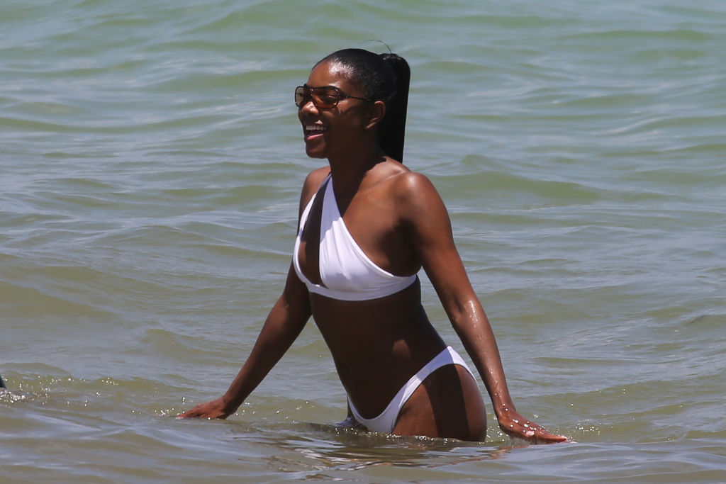 Gabrielle Union Who What Wear with Hillary Kerr ageism thong bikinis