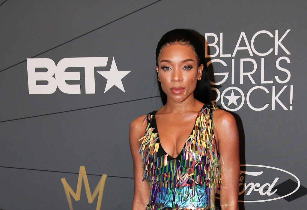 Lil Mama, natural hair, Instagram, ponytail, top knot