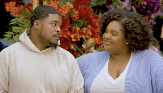 Tiera and Norman Belton in the series Bliss on a Budget. They work with wedding and event producer Bianca Francois to plan the budget wedding of their dreams.