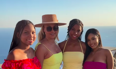 Gizelle Bryant Instagram father passed Curtis Graves daughters vacation Italy