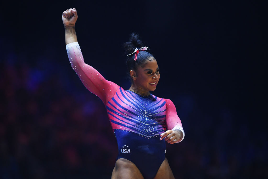 Jordan Chiles Simone Biles Women's U.S. Gymnastics Championship Olympian