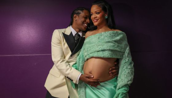 Rihanna A$AP Rocky second baby photos name RZA family son