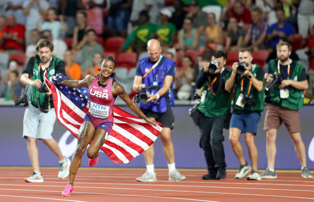 Sha'Carri Richardson Black journalists World Athletics Championships fastest time