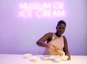 influencer knees sprinkles pool The Museum of Ice Cream New York Jensin Camille