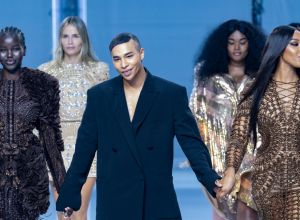 Balmain Paris Fashion Week Olivier Rousteing collection piece robbery robbed