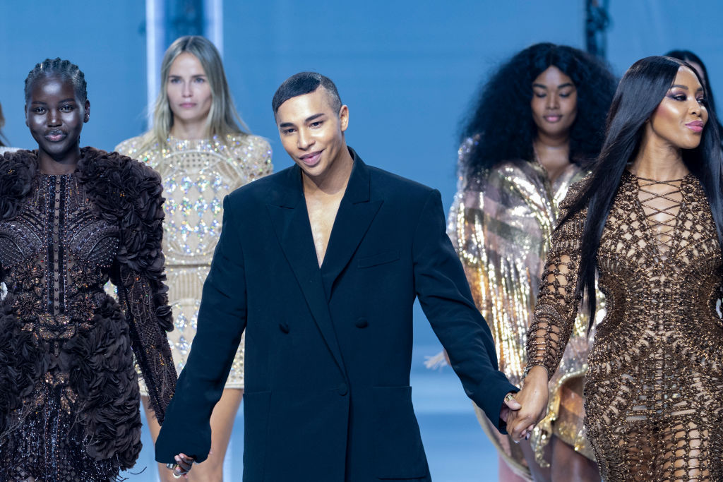 Balmain Paris Fashion Week Olivier Rousteing collection piece robbery robbed