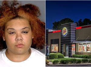 Sharon Key Burger King dog stabbed chicken sandwich 1 year-old