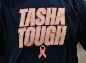 breast cancer, team, women's basketball, Georgia Tech, Georgetown, head coach, Tasha Butts