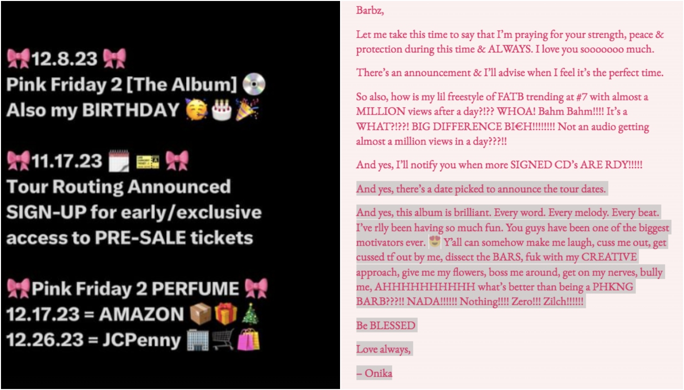 Nicki Minaj Kai Cenat Funny Marco Pink Friday 2 Instagram