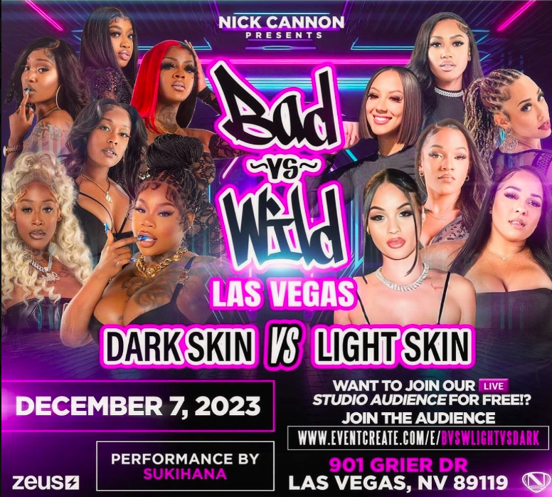 Zeus Network Nick Cannon light dark colorism Instagram Black event skin