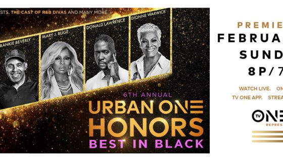 Urban One Honors TV One 20 Black channel award show honoree