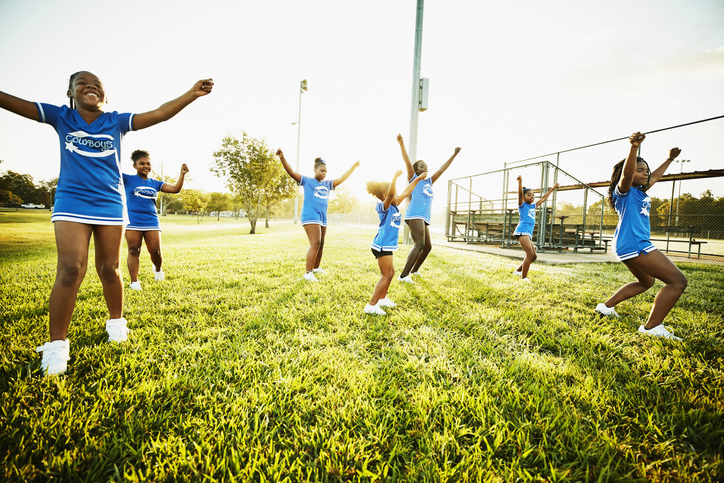 Atlanta Black girls Ron Clark Academy cheerleaders Swag Surfin' school