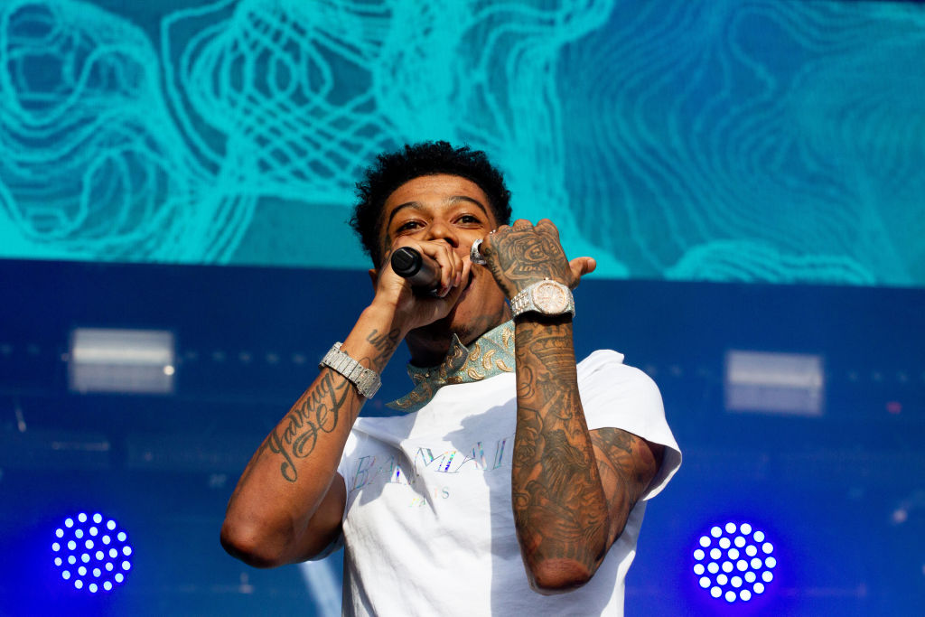 Bonnie Lashay Tattoos Blueface’s Face On Her Butt Cheek