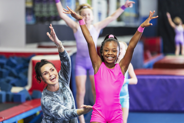 Nova Leanna Davidson Tiffany gymnast meet first place gymnastics