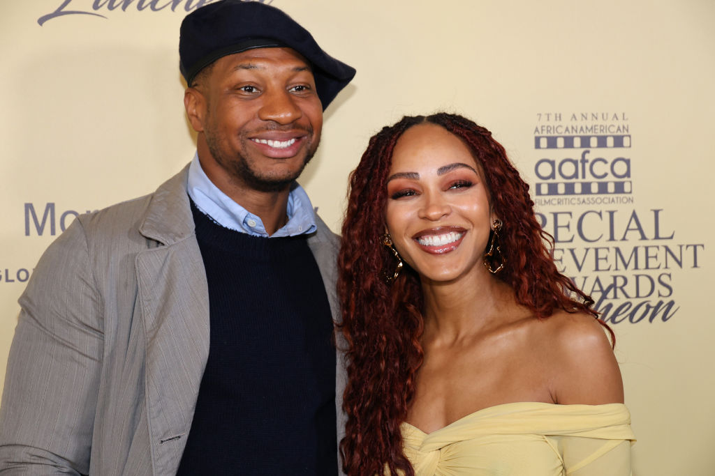 AAFCA Special Achievement Honorees Luncheon, Special Achievement Awards Luncheon, Meagan Good, Jonathan Majors, Domestic Violence Trial,