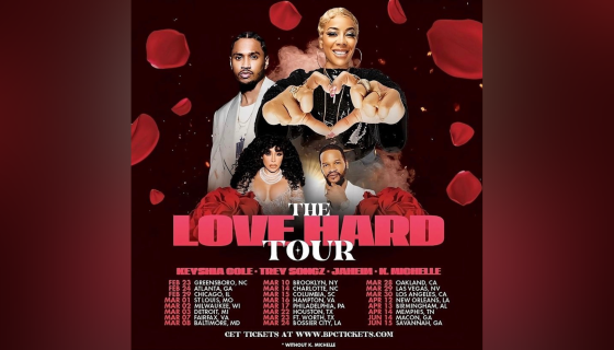 The Love Hard Tour trey songz, keyshia cole, k. michelle, jaheim, barclays center