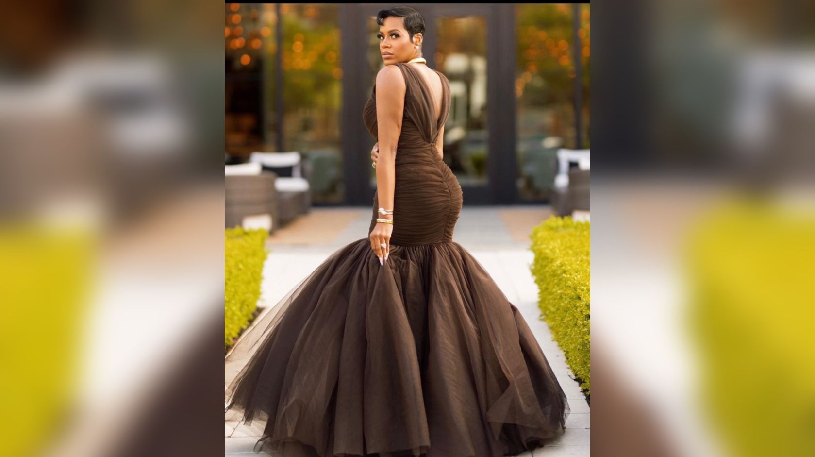 Fantasia, Masked Mayor's Ball, Kendall Taylor, Kyha Studios gown, UNCF Ball