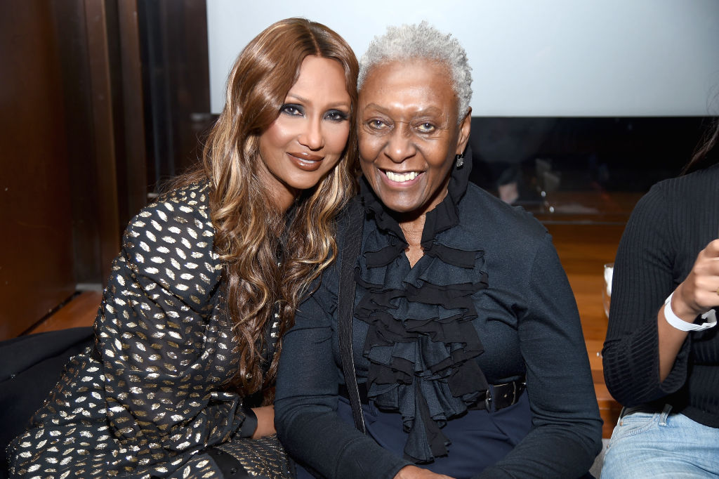 Iman, Bethann Hardison, Peter Beard, Supreme Models, model