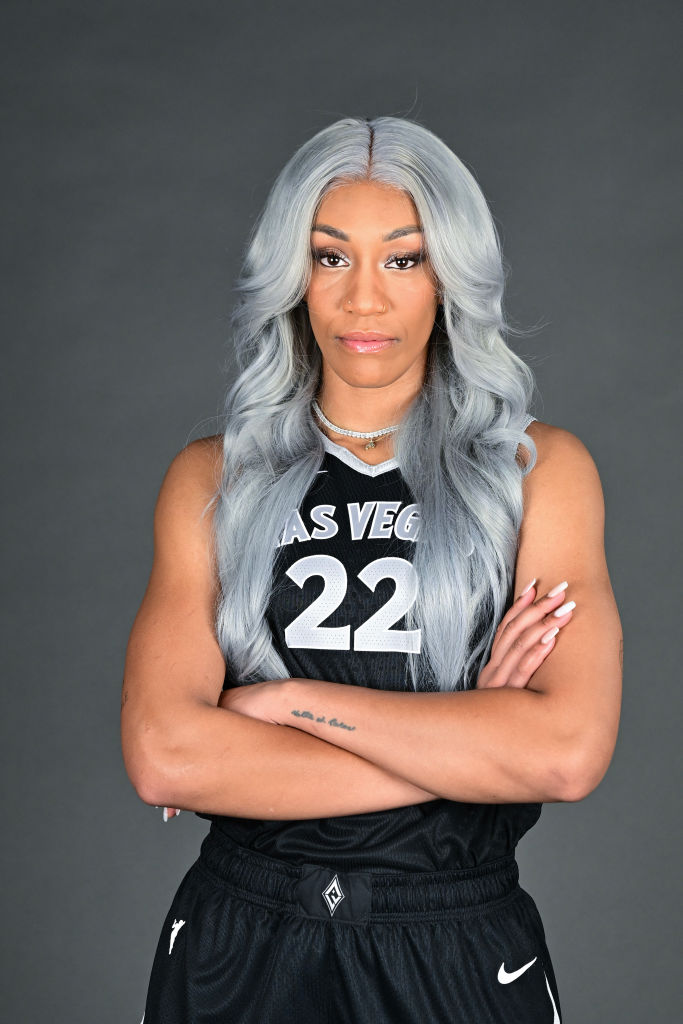 a'ja wilson WNBA basketball player for the Las Vegas Aces