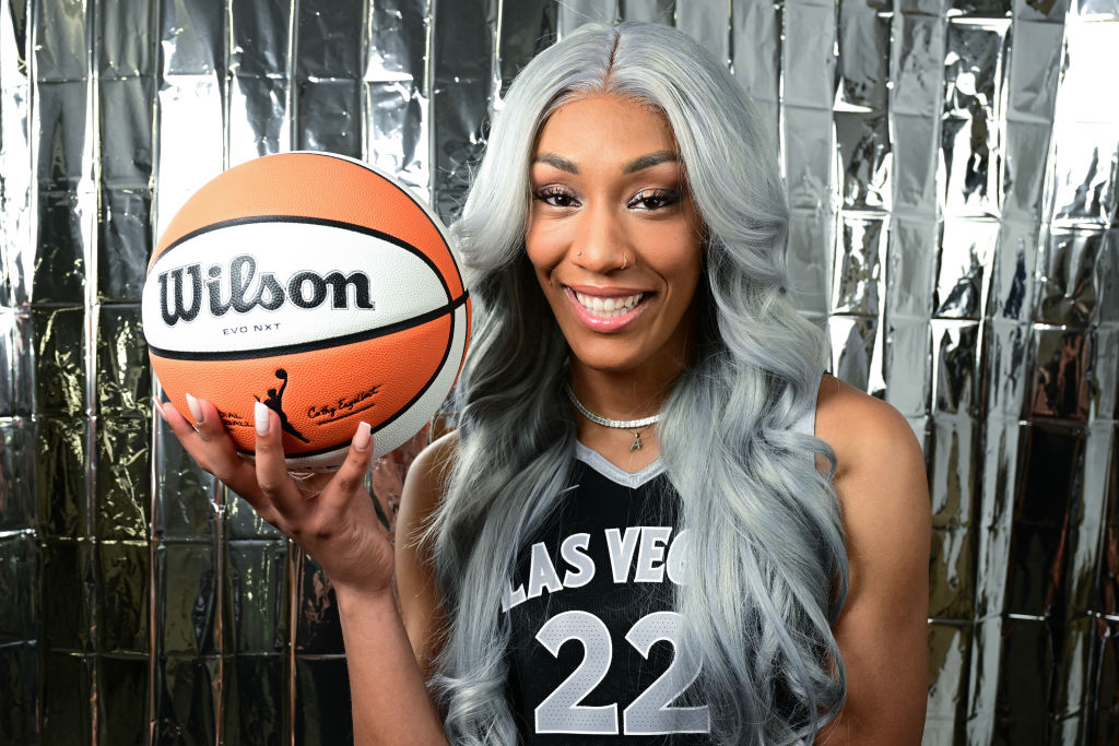 a'ja wilson WNBA basketball player for the Las Vegas Aces