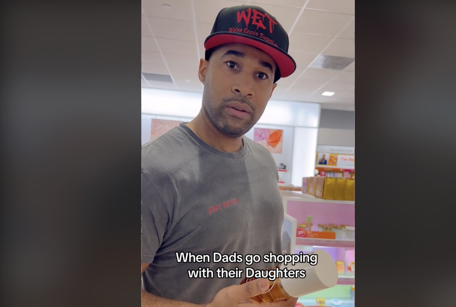 Aaron Ennis goes shopping with his teenage daughter, Leilani. tiktok,aaron ennis,leilani ennis,shopping