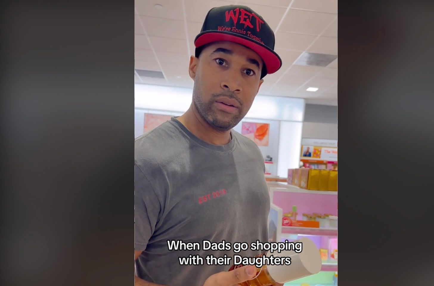 Aaron Ennis goes shopping with his teenage daughter, Leilani. tiktok,aaron ennis,leilani ennis,shopping