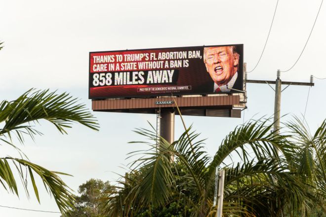 The Democratic National Committee Flies Banner Over Trump's Mar-a-Lago Resort And Sponsors Billboards Across Florida With The Message 
