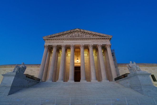 US Supreme Court at Dusk
