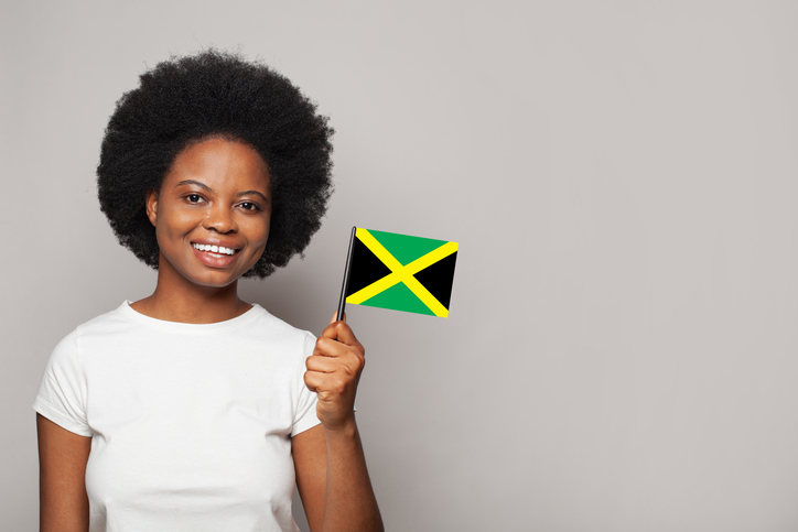 girl names, Jamaican woman holding flag of Jamaica Education, business, citizenship and patriotism concept, RoRo, list, names, TikTok,