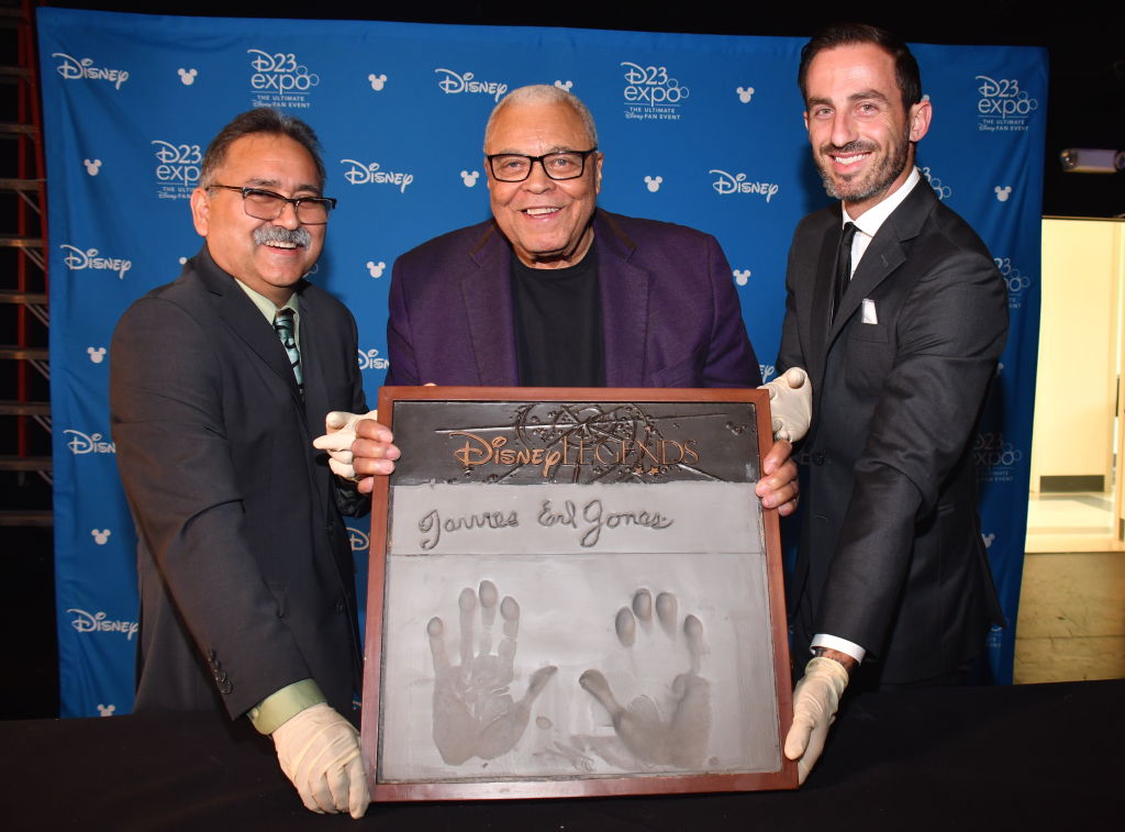 James Earl Jones Hand Print Casting For Disney