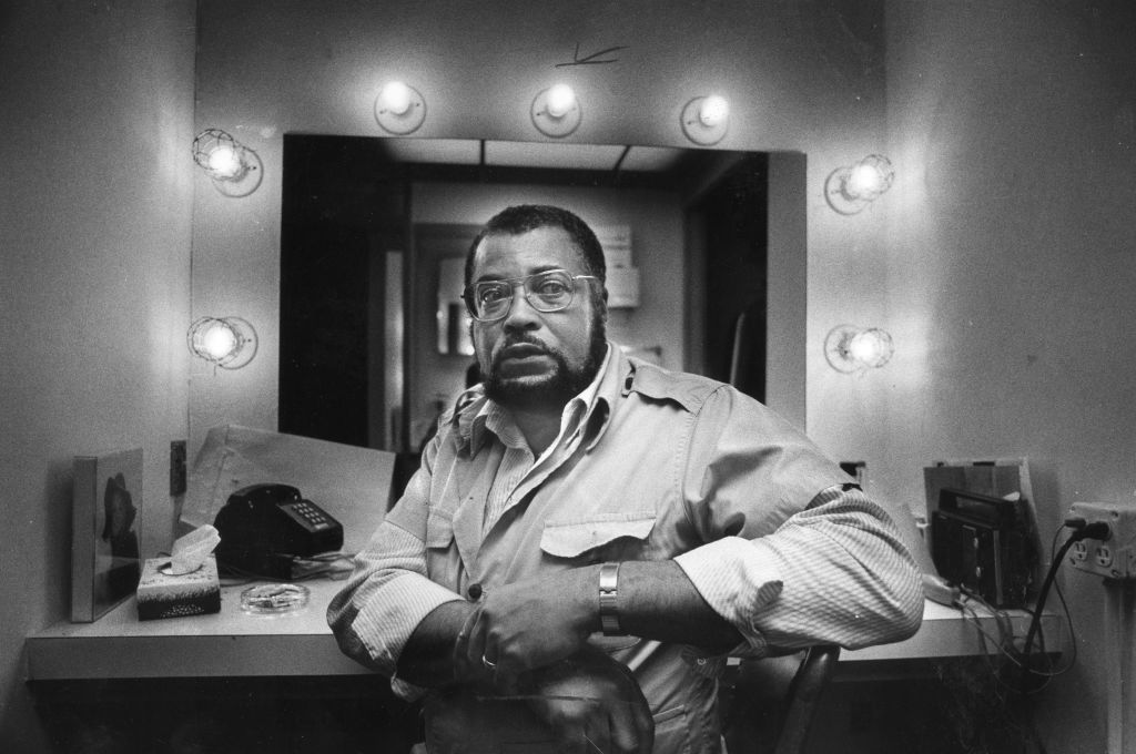 James Earl Jones, in his dressing room, June 29, 1983