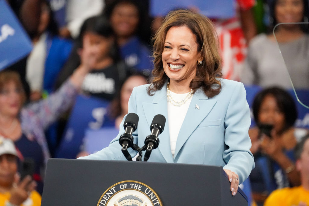 Megan Thee Stallion Attends Kamala Harris Campaign Rally In Atlanta