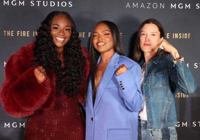 Claressa Shields, Ryan Destiny, and Rachel Morrison