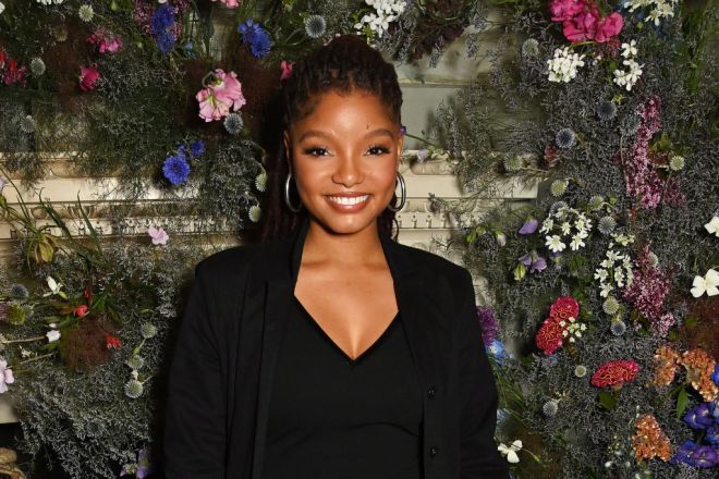 Halle Bailey, Bikini, green beach, Instagram, body 