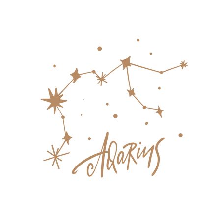 Aquarius Zodiac Sign Constellation A Creative Representation of Stars and Astrology
