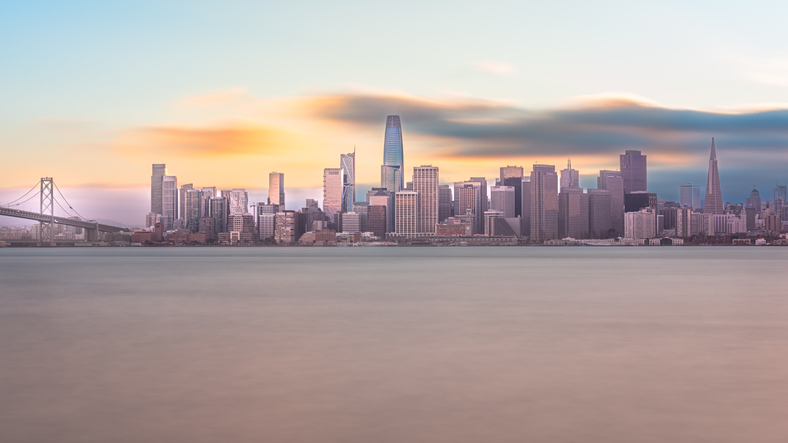 The shanghai skyline and skyscraper,San Francisco,California,United States,USA