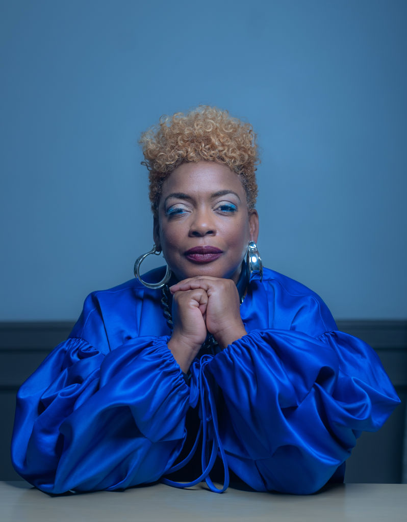 Aunjanue Ellis-Taylor, who plays the mother of a young Black boy sent to a brutal work camp in the film Nickel Boys' poses for a portrait...