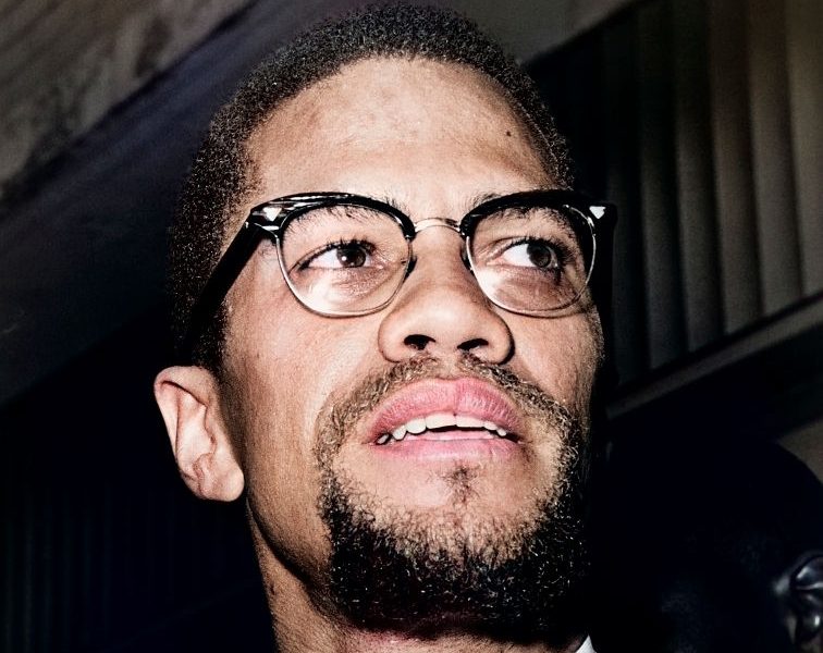 Malcolm X (1925-1965), American Muslim minister and human rights activist, head and shoulders portrait, Queens County Courthouse, Queens, New York City, New York, USA, Herman Hiller, New York World-Telegram and the Sun Newspaper Photograph Collection, 196