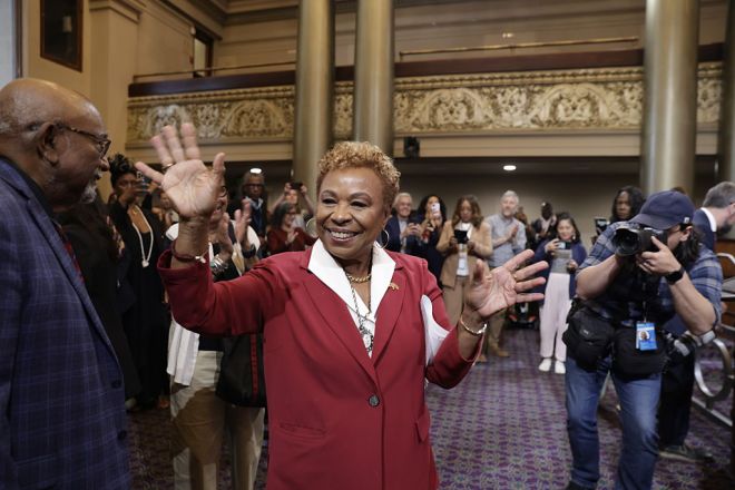 Barbara Lee Sworn In As Oakland's New Mayor