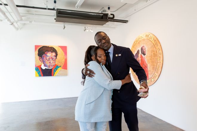 Sophia Victor and Yusef Salaam