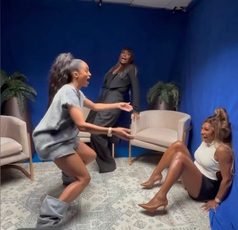 Ciara, Venus and Serena Williams