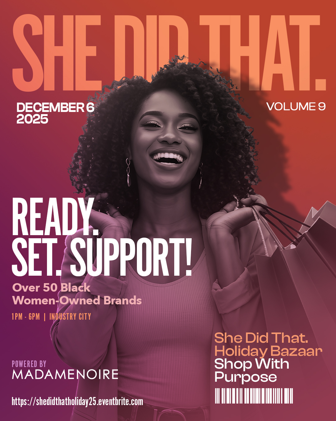 She Did That. Holiday Bazaar Returns to Industry City for a Day of Purposeful Shopping and Community Care Powered by MadameNoire